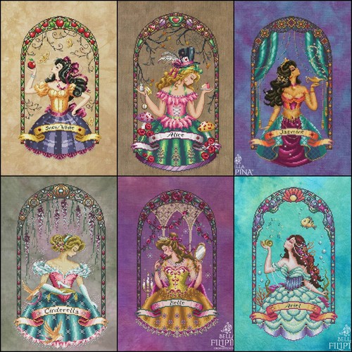 Set cross stitch pattern - cross,