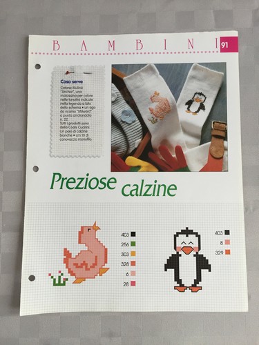 Schema punto croce bambini - schema,
