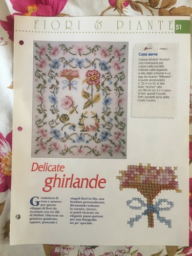 Schema punto croce ricamo - schema,