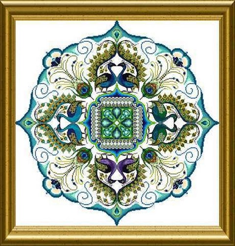Mandala cross stitch - mandala, pattern