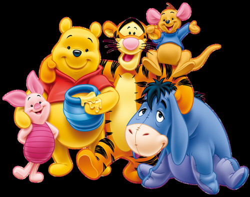 600 winnie pooh - pooh, cross