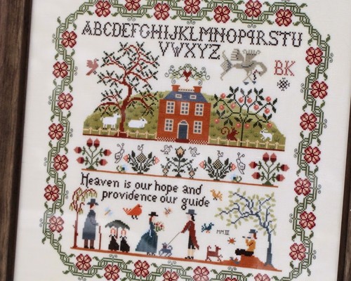 Cross stitch pattern - stitch, abc