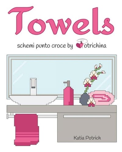 Towels schemi punto croce - towels:,