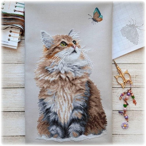 Cross stitch pattern - pattern, forest