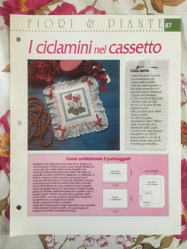 Schema punto croce ricamo - schema,
