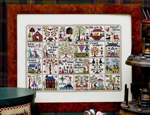 Sampler story primitive quaker - primitive,