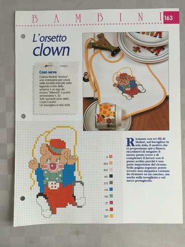 Schema punto croce bambini - punto,
