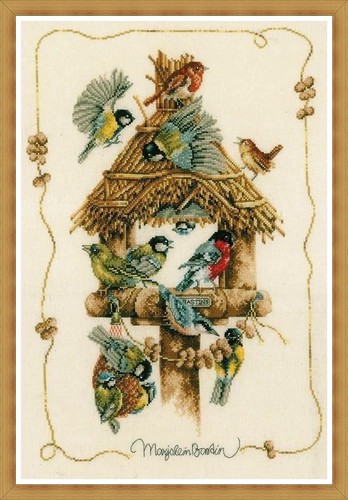 Birdhouse dmc floss - ,