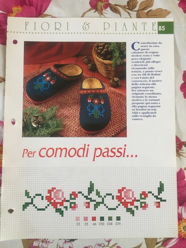 Schema punto croce ricamo - punto,