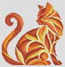 Modello stampato punto croce