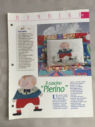 Schema punto croce bambini - schema,