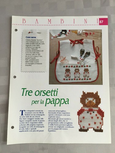 Schema punto croce - , tre