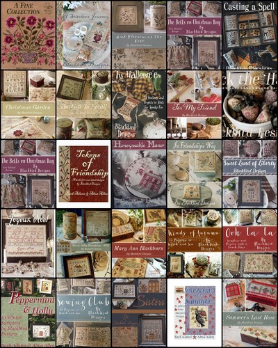 Set cross stitch pattern - set,