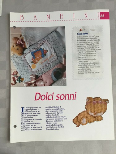 Schema punto croce bambini - schema,