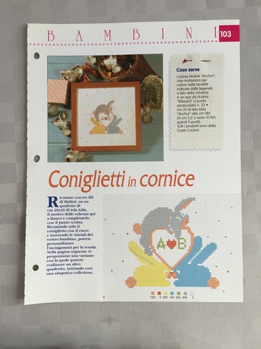 Schema punto croce bambini - croce,