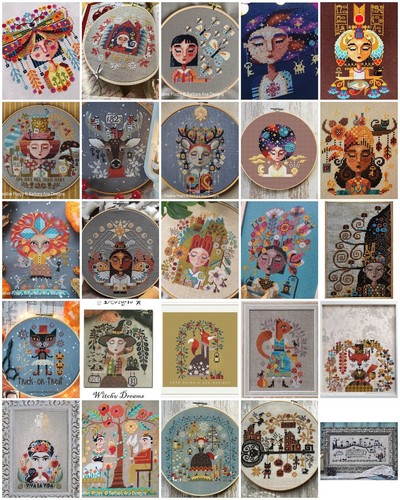 You choose set cross stitch - cross,