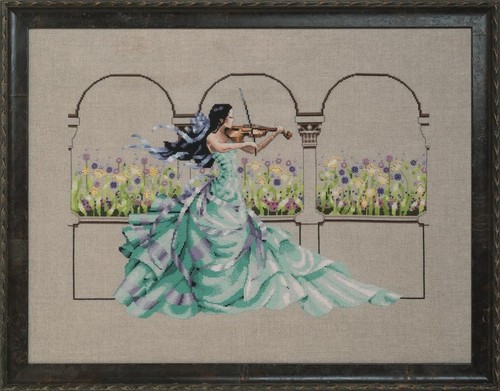 Cross stitch pattern garden - pattern,