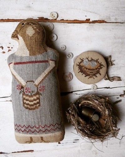 Cross stitch pattern primitive - cross,